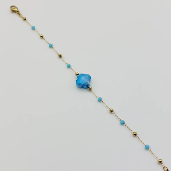 bracelet-chaine-or-bleu
