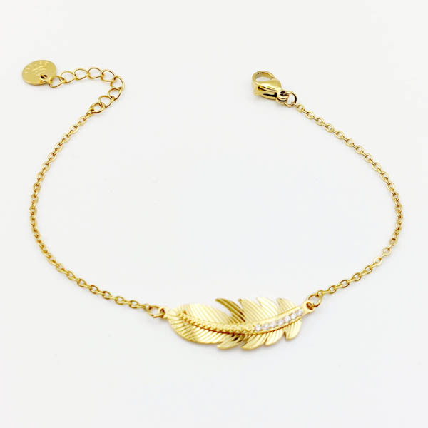 bracelet-chaine-or-feuille